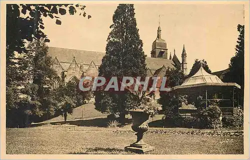 Ansichtskarte AK Fougeres Ille et Vilaine Le jardin public