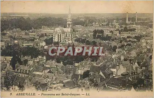 Cartes postales Abbeville Panorama sur Saint Jacques