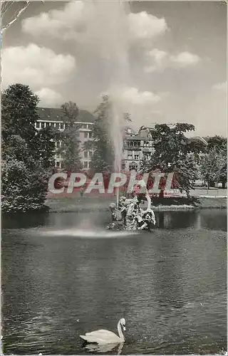 Moderne Karte Dusseldorf a rh Runder Weiher im Hofgarten