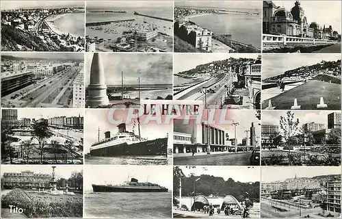 Cartes postales moderne Le Havre Vues principales Bateau Paquebot