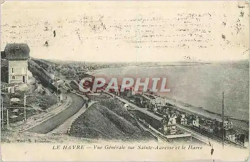 Cartes postales Le Havre Vue generale sur Sainte Adresse et le Havre