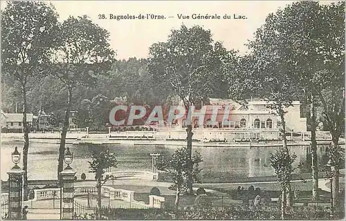 Cartes postales Bagnoles de l Orne Vue generale du Lac