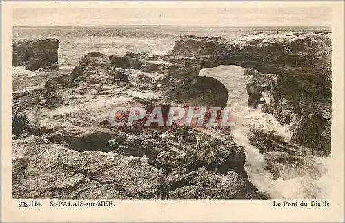 Ansichtskarte AK St Palais sur Mer Le Pont du Diable