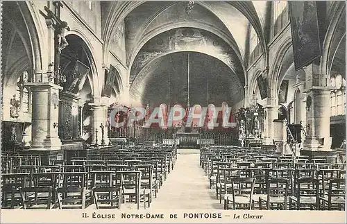 Cartes postales Eglise Notre Dame de Pontoise Le Choeur