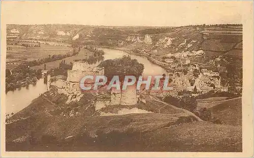 Ansichtskarte AK Le Petit Andely Les puines du Chateau Gaillard et la Vallee de la Seine