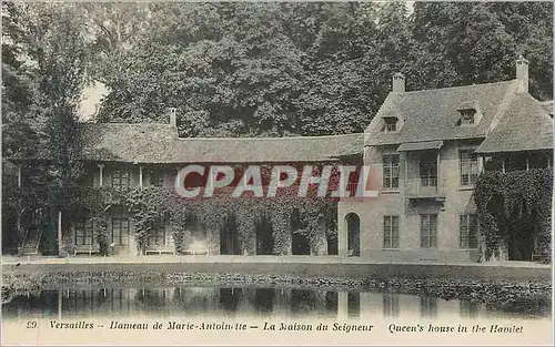 Ansichtskarte AK Versailles Hameau de Marie Antoinette La Maison du Seigneur