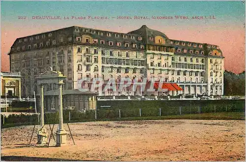 Cartes postales Deauville La Plage Fleurie Hotel Royal