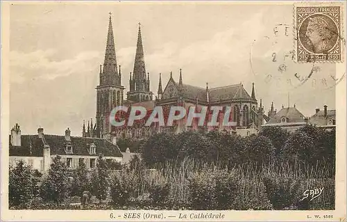 Cartes postales Sees Orne La Cathedrale