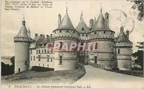 Cartes postales Chaumont Le Chateau monument historique Sud