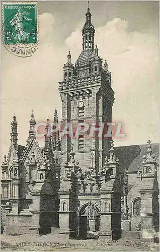 Cartes postales Saint Thegonnec Finistere L Eglise