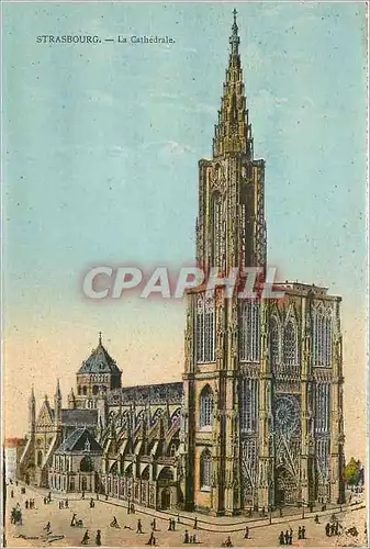 Cartes postales Strasbourg La Cathedrale