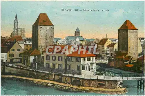 Cartes postales Strasbourg Pres des Ponts couverts