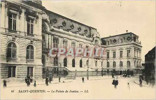 Cartes postales Saint Quentin Le Palais de Justice