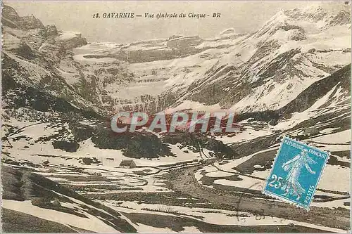 Cartes postales Gavarnie Vue generale du Cirque