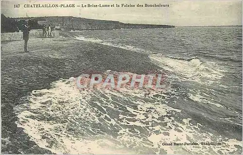 Ansichtskarte AK Chatelaillon Plage Le Brise Lame et la Falaise des Boucholeurs