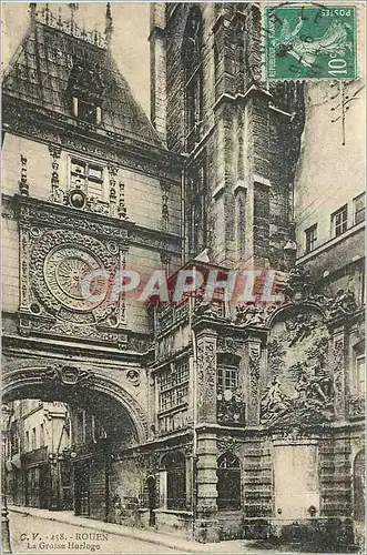 Cartes postales Rouen La Grosse Horloge