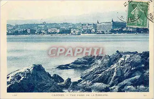 Cartes postales Cannes Vue prise de la reserve