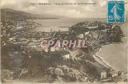 Cartes postales Monaco Vue generale de la Principaute