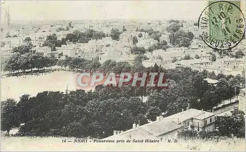 Cartes postales Niort Panorama pris de Saint Hilaire