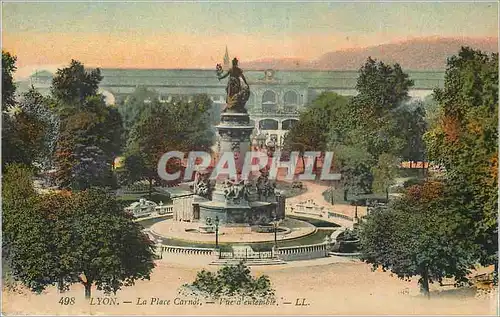 Cartes postales Lyon La Place Carnot Vue d ensemble