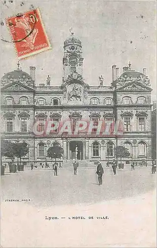 Cartes postales Lyon L Hotel de Ville