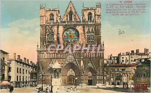 Cartes postales Lyon La Cathedrale St Jean