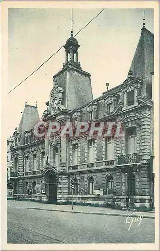 Ansichtskarte AK Fontainebleau Seine et Marne L Hotel de Ville Rue grande