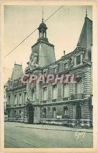 Ansichtskarte AK Fontainebleau Seine et Marne L Hotel de Ville Rue grande