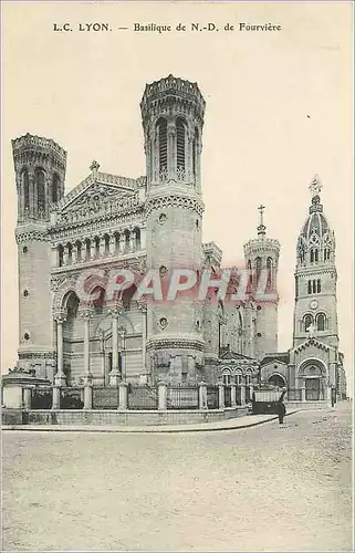 Cartes postales Lyon Basilique de ND de Fourviere