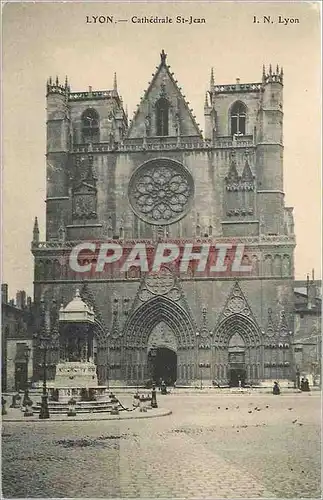 Cartes postales Lyon Cathedrale St Jean