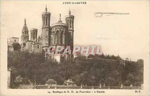 Ansichtskarte AK Lyon Basilique de ND de Fourviere L abside