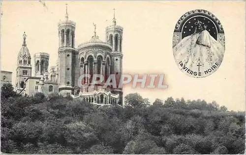 Ansichtskarte AK Lyon Abside de la Basilique de Fourviere et Vierge Noire