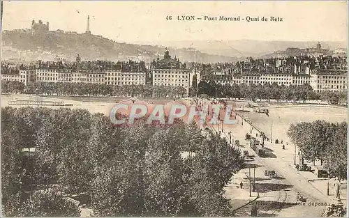 Cartes postales Lyon Pont Morand Quai de Retz