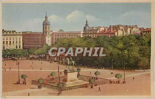 Cartes postales Lyon Place Bellecour