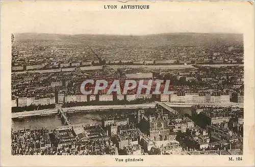 Cartes postales Lyon Vue generale