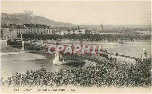 Cartes postales Lyon Le Pont de l Universite