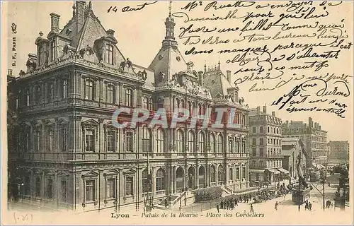 Cartes postales Lyon Palais de la Bourse Place des Cordeliers