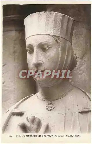 Ansichtskarte AK Cathedrale de Chartres La reine de Saba