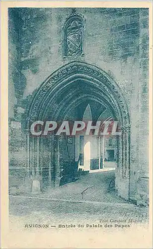 Cartes postales Avignon Entree du Palais des Papes