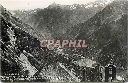 Cartes postales moderne Les Alpes Village des Peynes en Valgaudenard Vallee de la Severaisse Aiguille de Morges et Massi