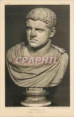 Cartes postales Caracalla British Museum