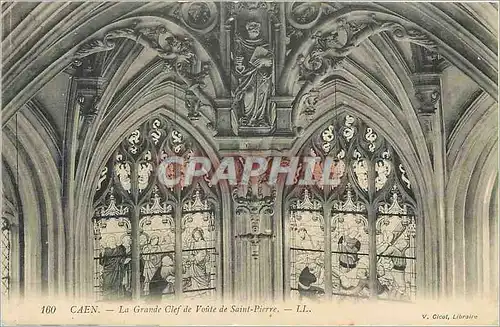 Cartes postales Caen Le Grande Clef de Voute de Saint Pierre