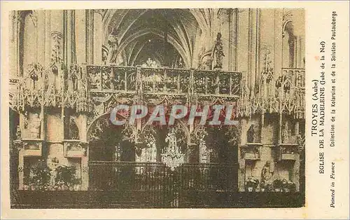 Cartes postales Troyes Aube Eglise de la Madeleine Jube de la Nef