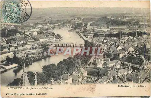 Ansichtskarte AK Auxerre Vue prise a vol d oiseau