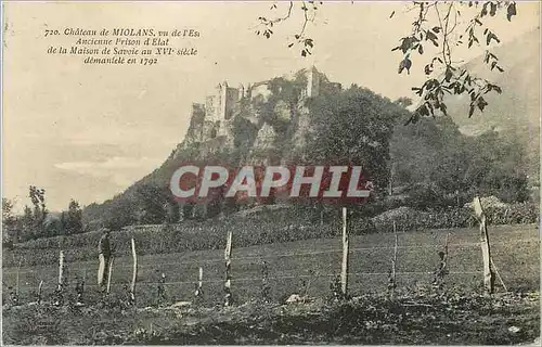 Ansichtskarte AK Chateau de Miolans Ancienne Prison d Etat de la Maison de Savoie