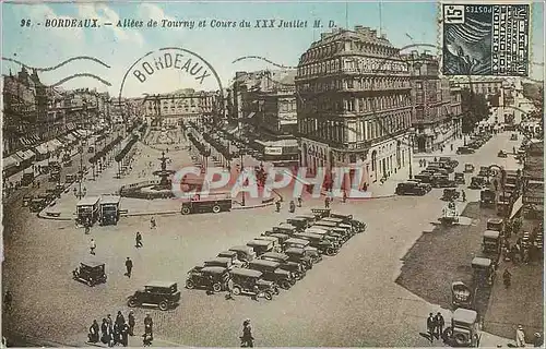 Cartes postales Bordeaux Allees de Tourny et Cour du XXX Juillet