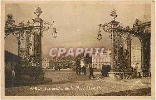 Cartes postales Nancy Les grilles de la Place Stanislas