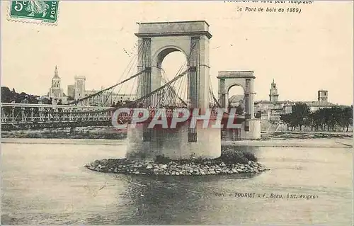 Cartes postales Pont de bois  Avignon