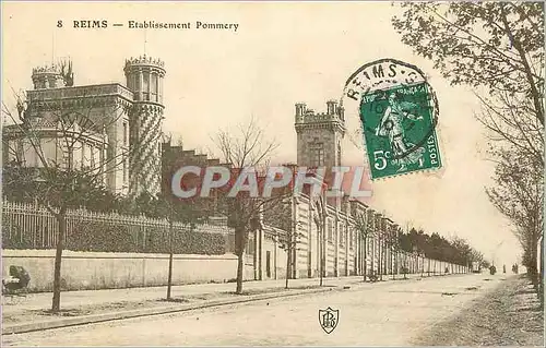 Ansichtskarte AK Reims Etablissements Pommery