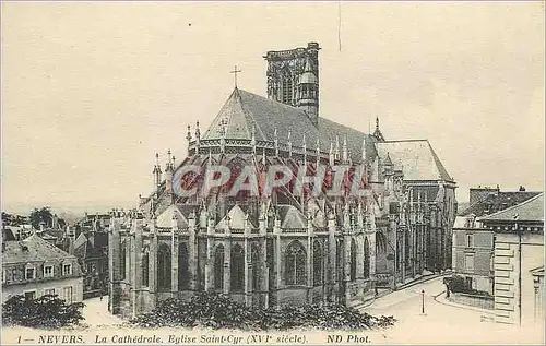Cartes postales Nevers La Cathedrale Eglise Saint Cyr